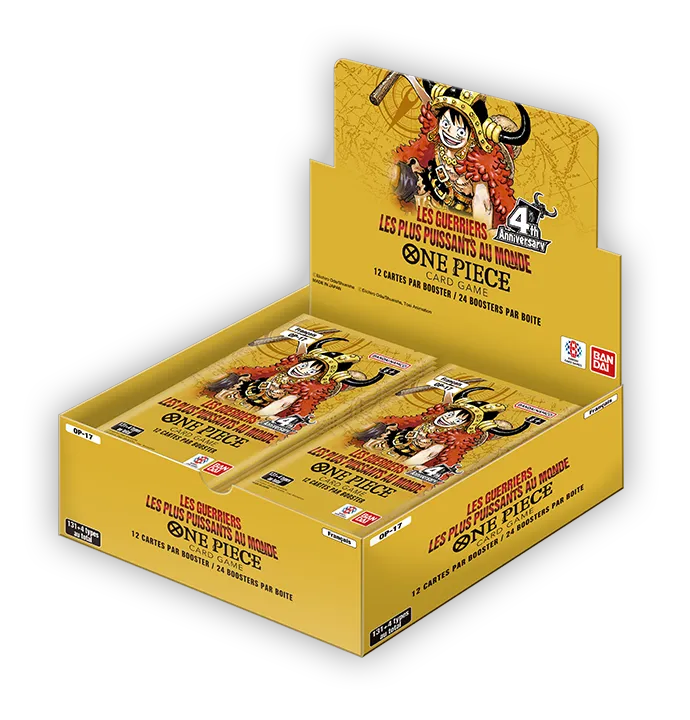 One Piece OP17 - The World’s Strongest Warriors - Les Guerriers les Plus Puissants au Monde - Display 24 boosters - FR