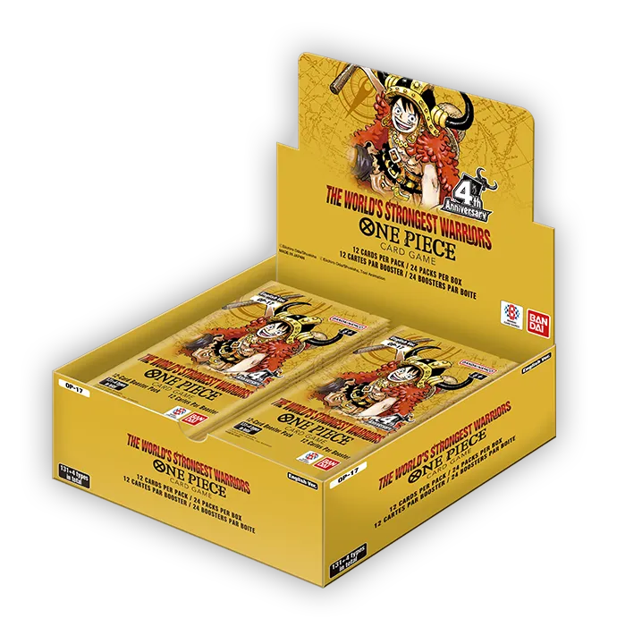One Piece OP17 - The World’s Strongest Warriors - Display 24 boosters - EN