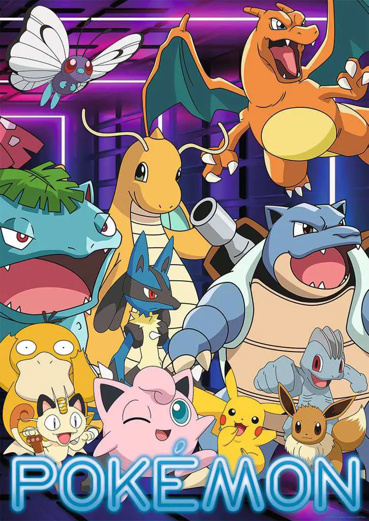 Nathan - Puzzle Pokémon Néon - 1 500 pièces