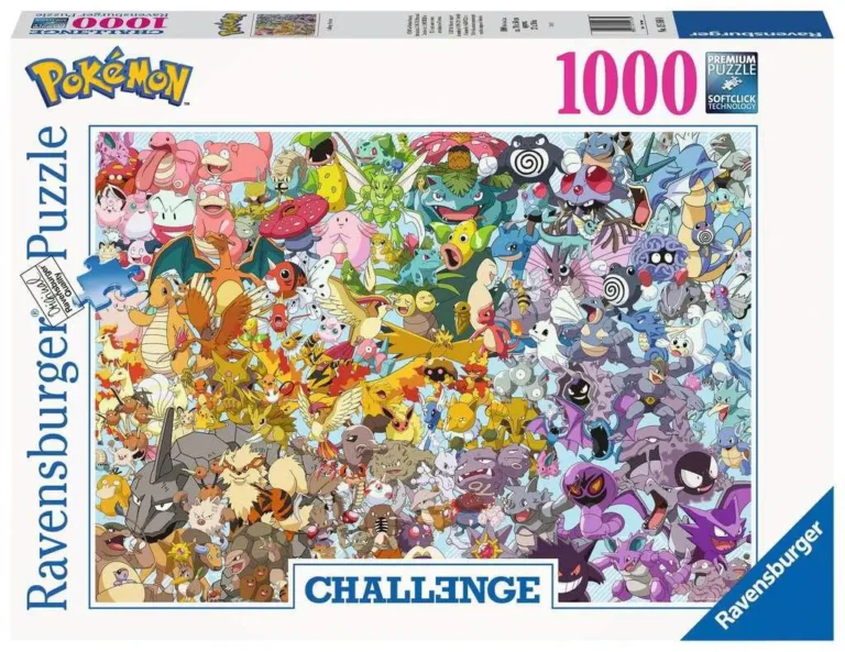 Ravensburger - Puzzle Pokémon Challenge - 1 000 pièces - 12000460