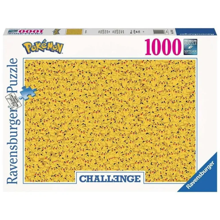 Ravensburger - Puzzle Pokémon Pikachu Challenge - 1 000 pièces - 12000829