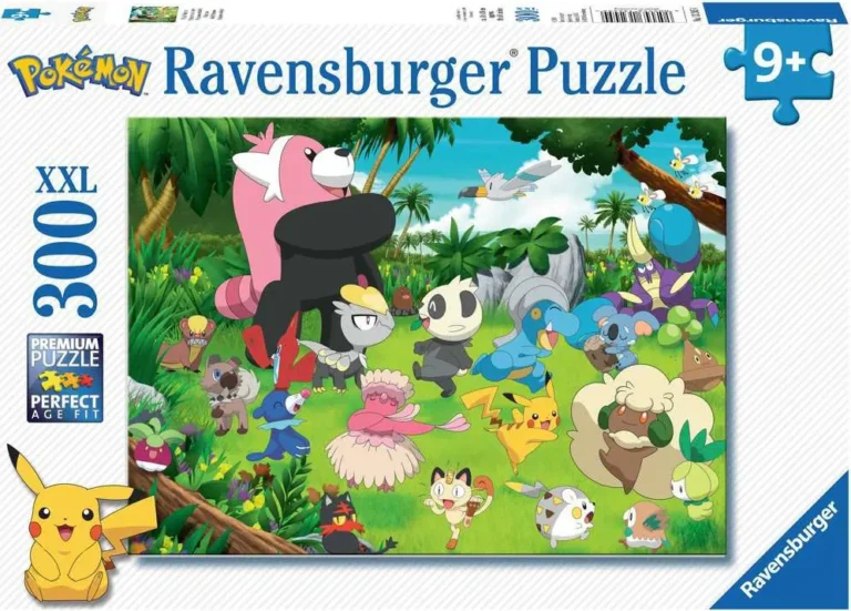 Ravensburger - Puzzle Pokémon Sauvages, Jungle - 300 pièces XXL