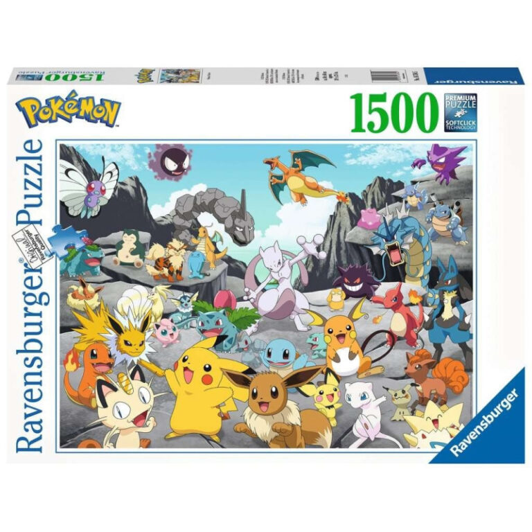 Ravensburger - Puzzle Pokémon Classics, Montagne - 1 500 pièces - 16784