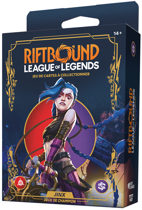 Deck de Champions Jinx – Riftbound Origines FR