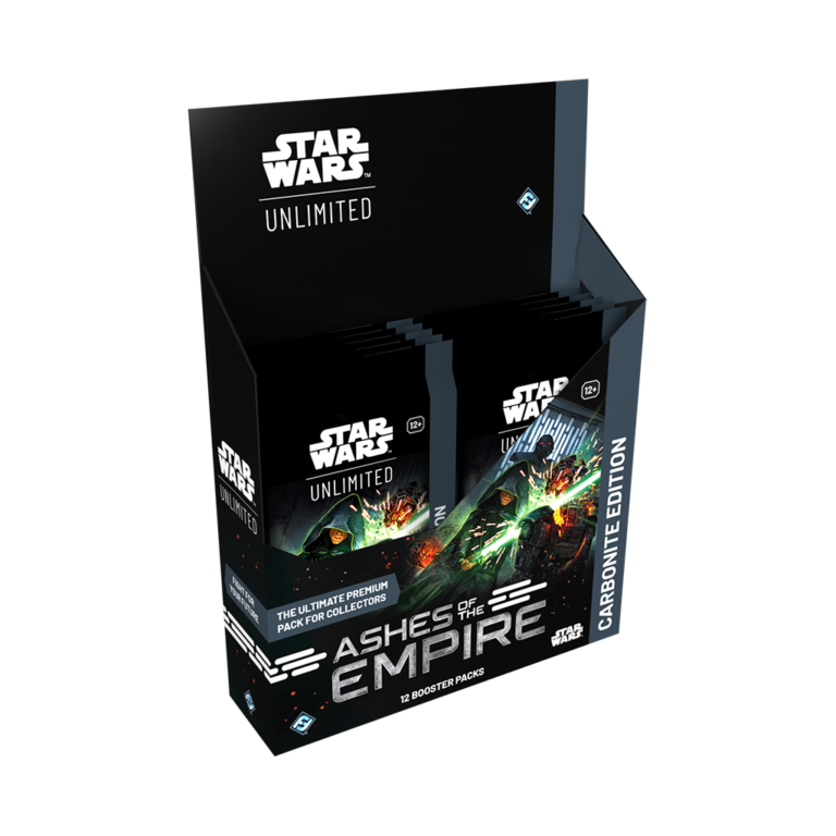 Star Wars Unlimited - Boite de boosters de Cendres de l’Empire Carbonite Edition - Ashes of the Empire - Display 12 boosters - EN