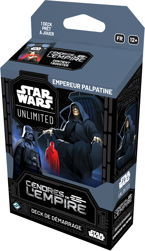 Star Wars Unlimited — Cendres de l’Empire — Spotlight Deck Empereur Palpatine FR