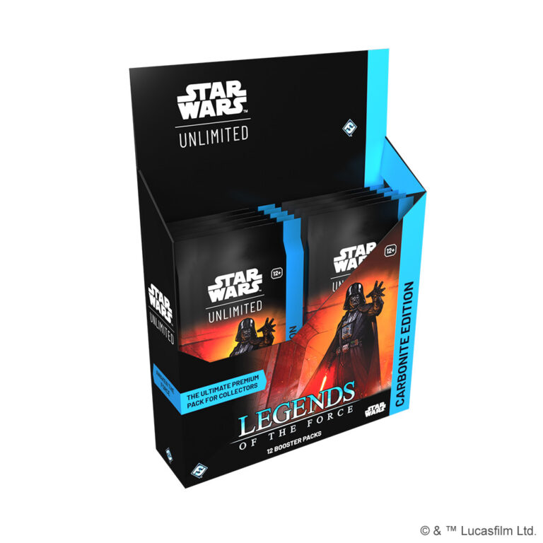 Star Wars Unlimited - Boite de boosters de Légendes de la Force Carbonite Edition - Display 12 boosters EN