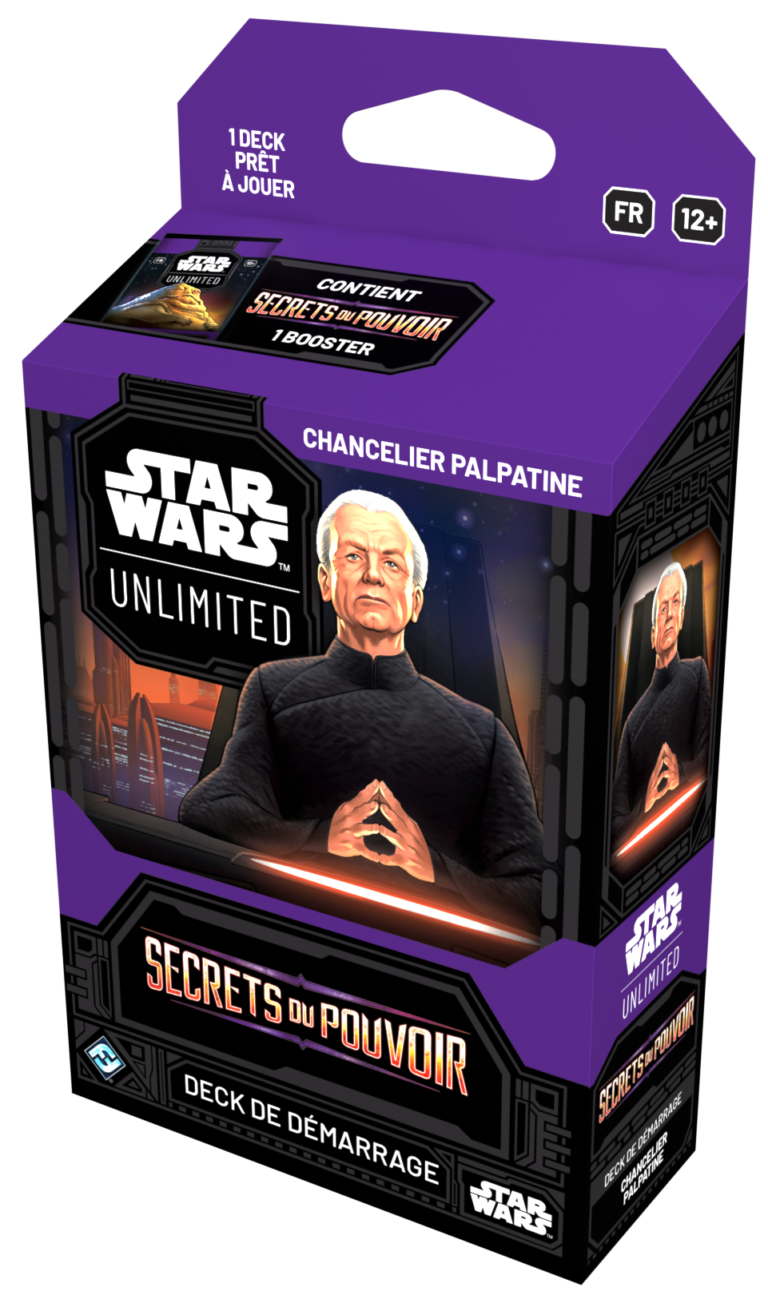 Star Wars Unlimited — Secrets du Pouvoir — Deck de Démarrage Chancelier Palpatine FR