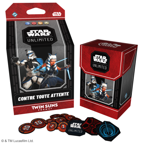 Star Wars Unlimited - Against the Odds: Ahsoka Tano and Captain Rex Twin Suns Deck - Contre toute attente - FR