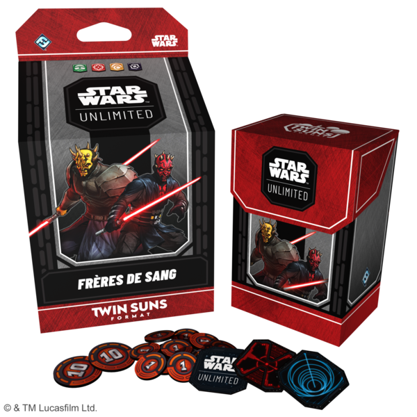 Star Wars Unlimited - Blood Brothers: Maul and Savage Opress Twin Suns Deck - Frères de sang - FR