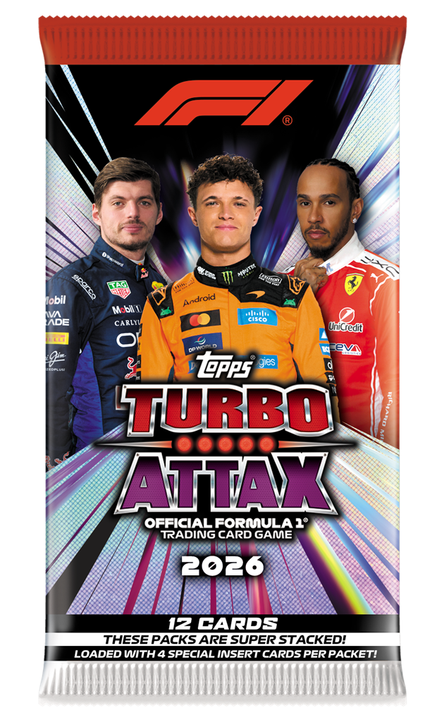 Topps F1 Turbo Attax 2026 - Booster 12 cartes
