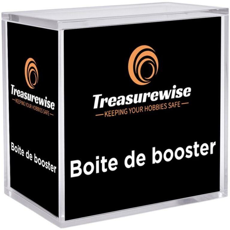 TreasureWise - Protection acrylique magnétique pour display Pokémon 36 boosters