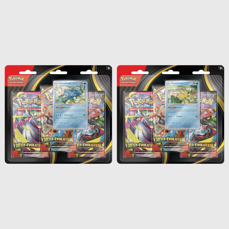Pokémon - Méga-Évolution ME01 - Tripack Akwakwak ou Psykokwak - FR - À l’unité
