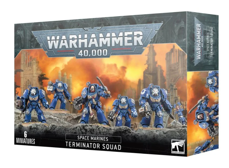 Figurine Games Workshop Warhammer 40k - Space Marines Escouade De Terminators